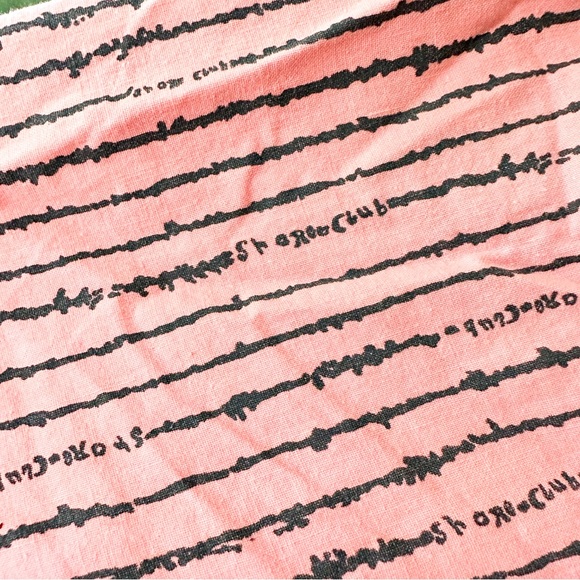 Vintage Mens 1980s Shore Club Peach & Charcoal Retro Surf Button Down Shirt - Picture 5 of 8